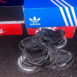 Gently worn led Balenciaga track runners